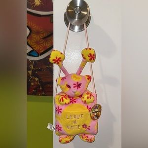 💗🌼Neopets Disco Aisha Rare Plush Door Hanger Sign🌼💗